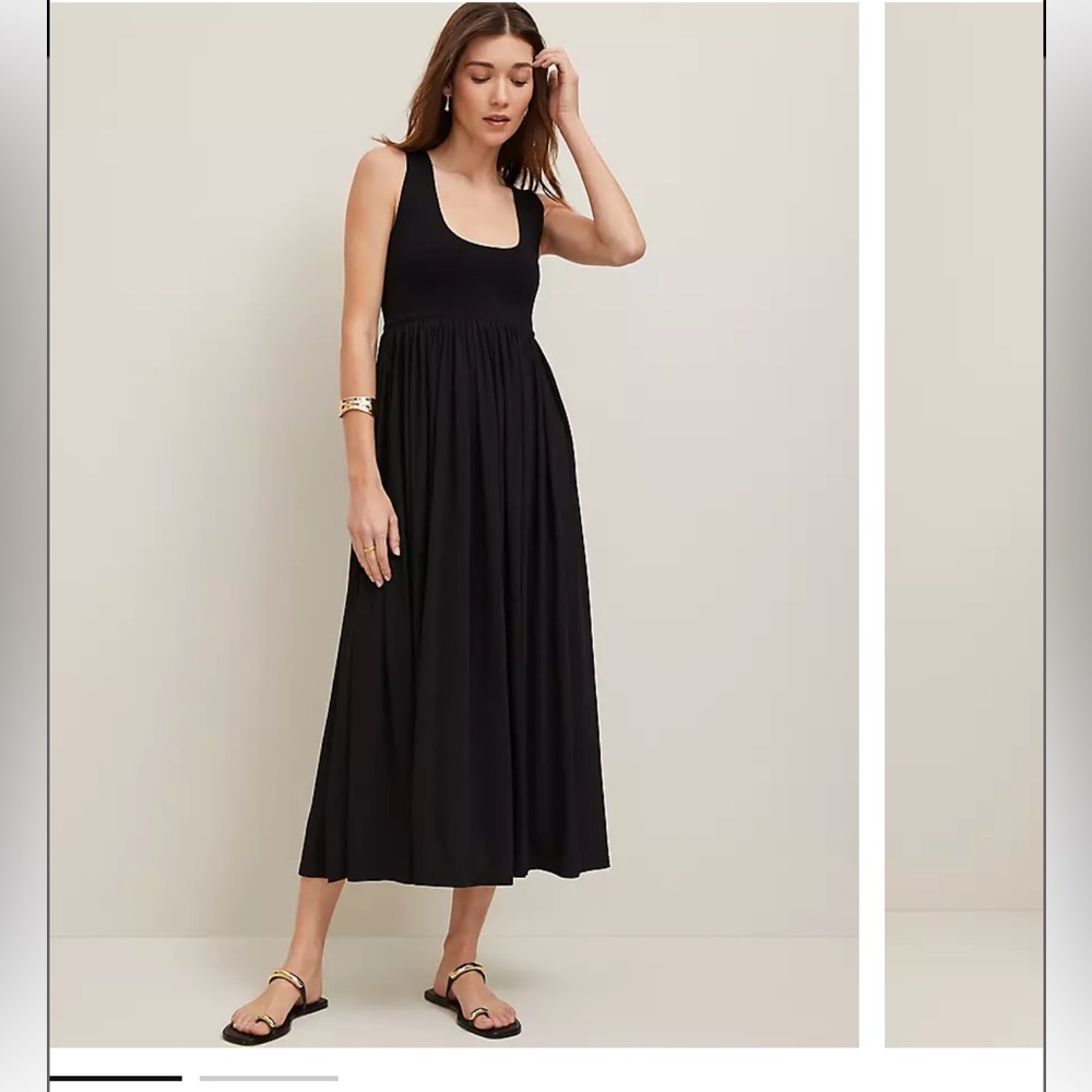 Ann Taylor NWT Mixed Media Sweater Tank Dress